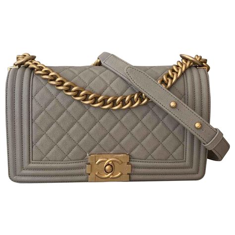 chanel boy bag dark grey|chanel boy bag inside.